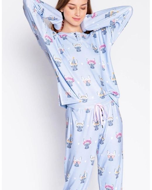 Pj Salvage Blue Salvage Birthoodyay Pyjama