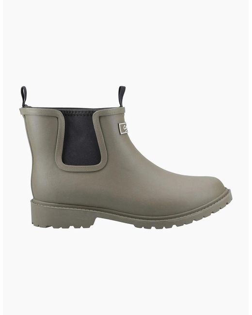Cotswold Gray Barton Wellington Boots Khaki for men