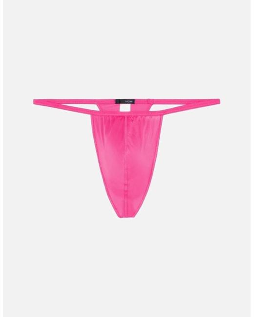 Hom Pink Plume Ultra-Light G-String for men