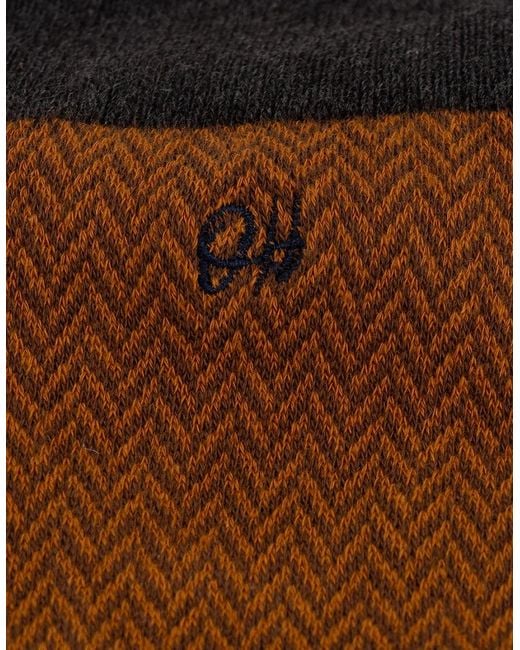 Oswin Hyde Multicolor Herringbone for men