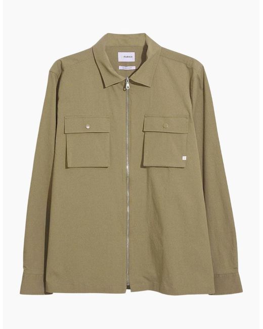 Farah Green Overshirt for men