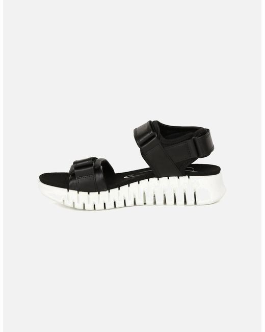 Ecco Black Gruuv Sol Sandals