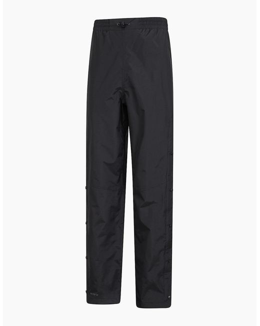 Mountain Warehouse Blue Downpour Waterproof Trousers for men