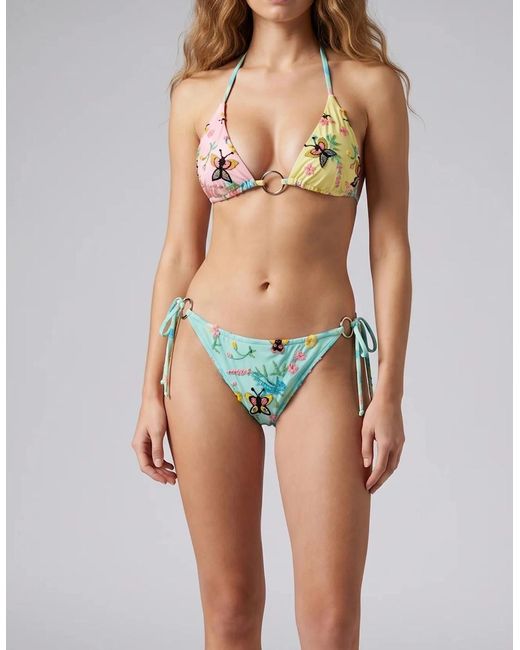 Oceanus Multicolor Kehlani Exclusive Print Bikini Bottom Multi-Colour