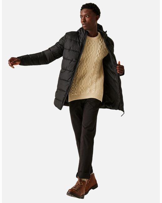 Regatta Black Lakiver Padded Jacket for men