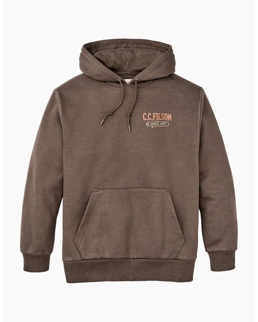 Filson Brown Prospector Graphic Hood for men