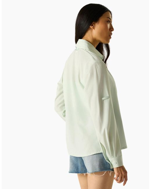 Regatta Blue Ladies Travel Light Anti-Insect Long-Sleeved Shirt