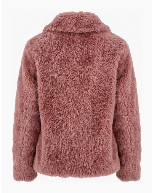 Nooki Design Pink Galaxy Faux Fur Jacket