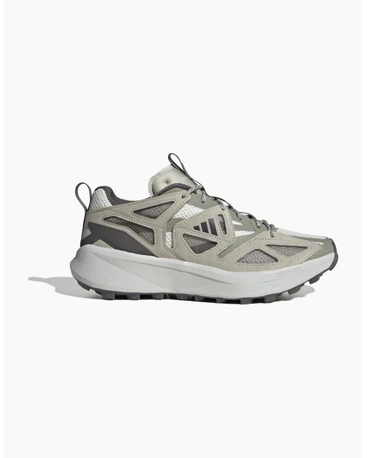 Adidas White Trail Shoes for men