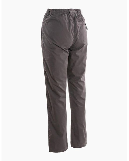 Trespass Gray Rambler Solid Patterned Straight Cargo Trousers