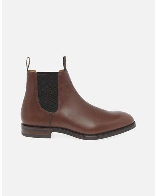 Loake Brown Chatsworth Classic Chelsea Boots for men