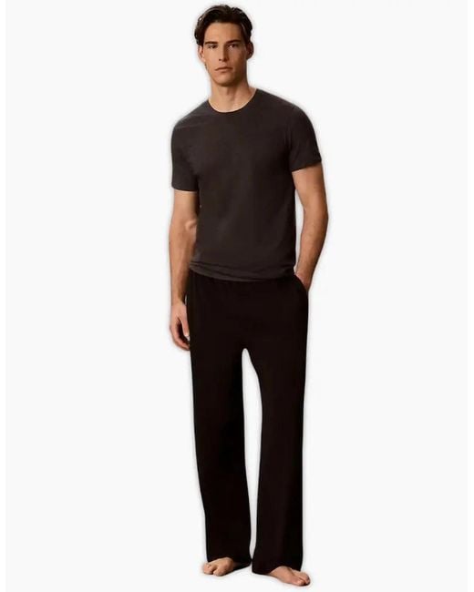Calvin Klein Black 3-Pack Cotton Classics T-Shirts, /Charcoal for men