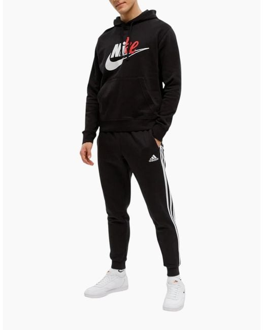 Nike Blue Hoodie Cut Logo Fleece Sportswear Pullover Sport Hooded Sweatshirt for men