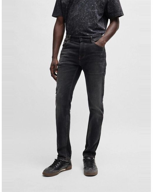 Boss Black Delaware Five Pocket Slim Fit Jeans for men