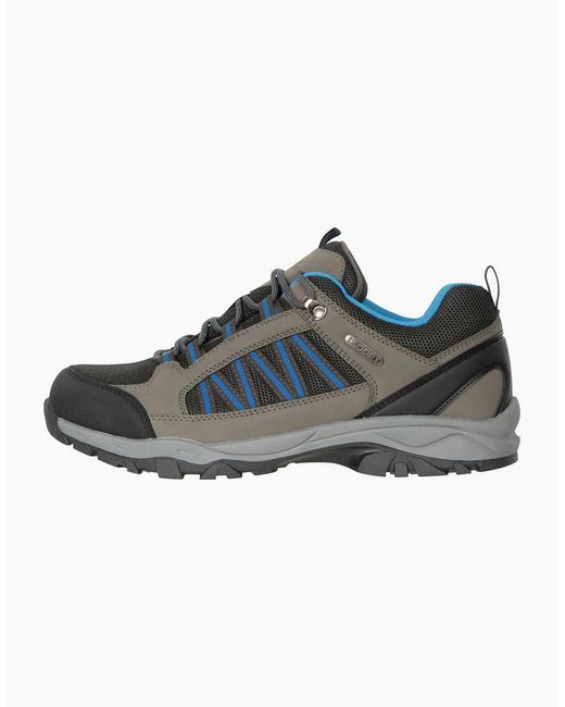 Mountain Warehouse Black Path Waterproof Walking Shoes for men