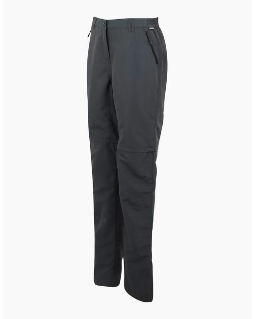 Regatta Gray Ladies Chaska Iii Zip-Off Hiking Trousers