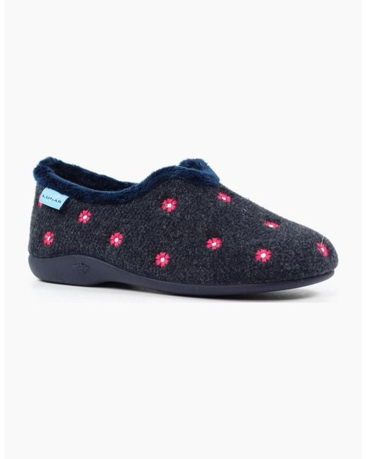 Lunar Blue Havana Slippers