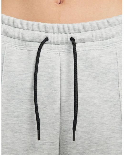 Nike Gray Sportswear Tech Fleece Mid Rise Joggers