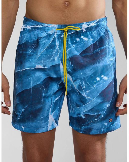 Napapijri Blue Inuvik Swim Shorts for men