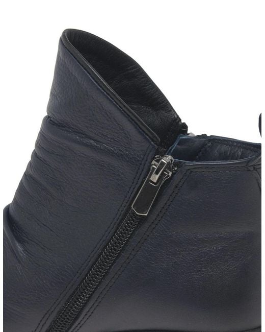 Lotus Black Cordelia Ankle Boots