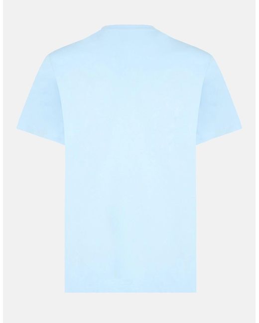 Casablanca Blue Core Logo 3D Classic T-Shirt for men