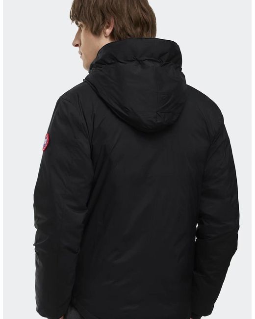 Canada Goose Black Lodge Hooded Jacket for men