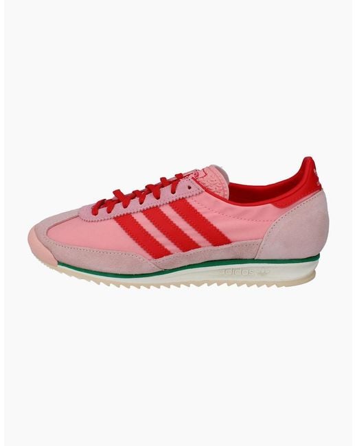 Adidas Pink Originals Sl 72 Og Trainers Sneakers Js0254
