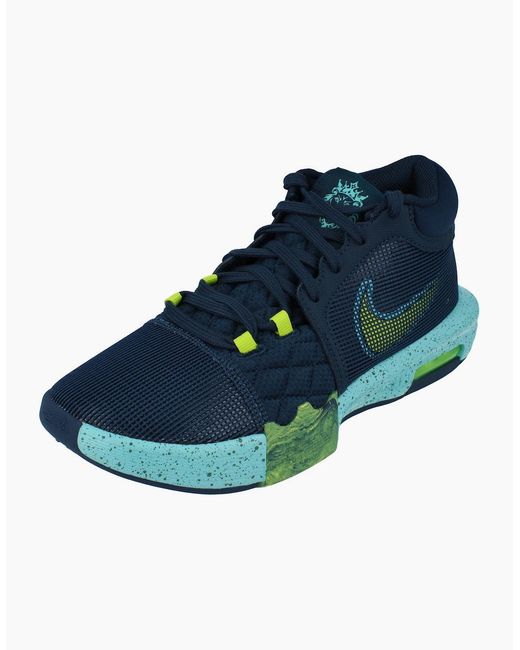 Nike Blue Lebron Witness Viii Basketball Trainers Fb2239 402 for men