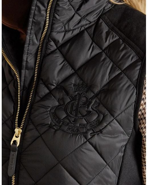 Joules Black Braemar Luxe Gilet Gilets