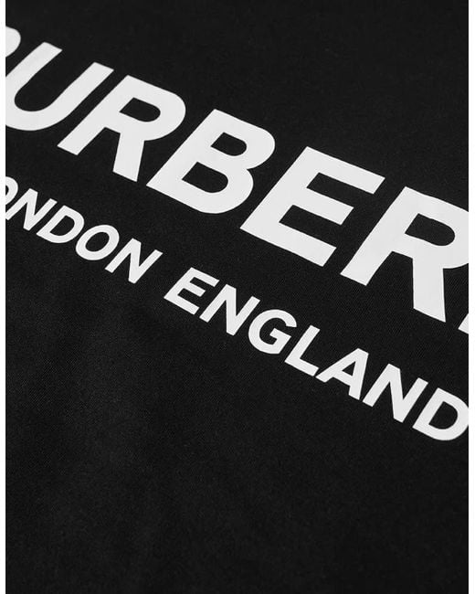 Burberry Black London England Logo T-Shirt for men