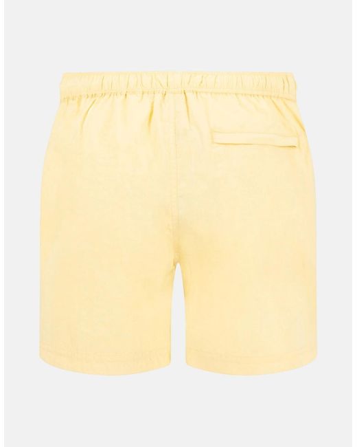 Fynch-Hatton Yellow Solid Swim Shorts Pale for men