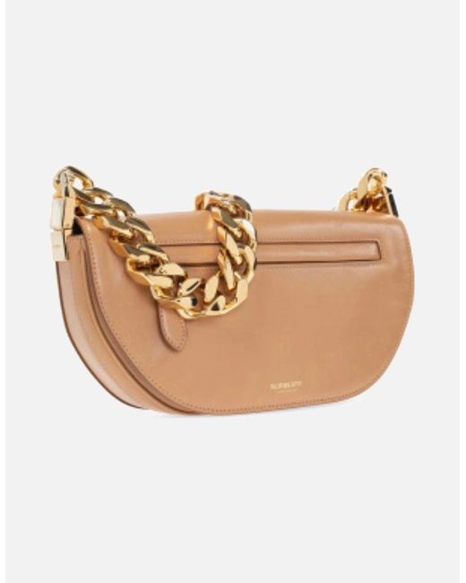Burberry Natural Small Olympia Chunky Chain Bag