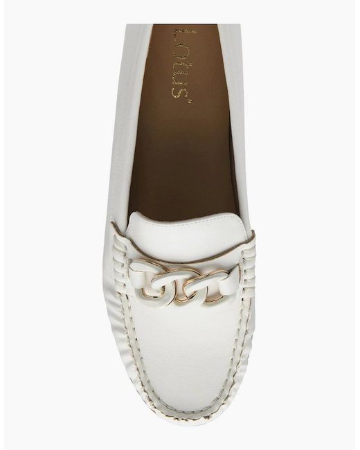 Lotus White Coma Loafers
