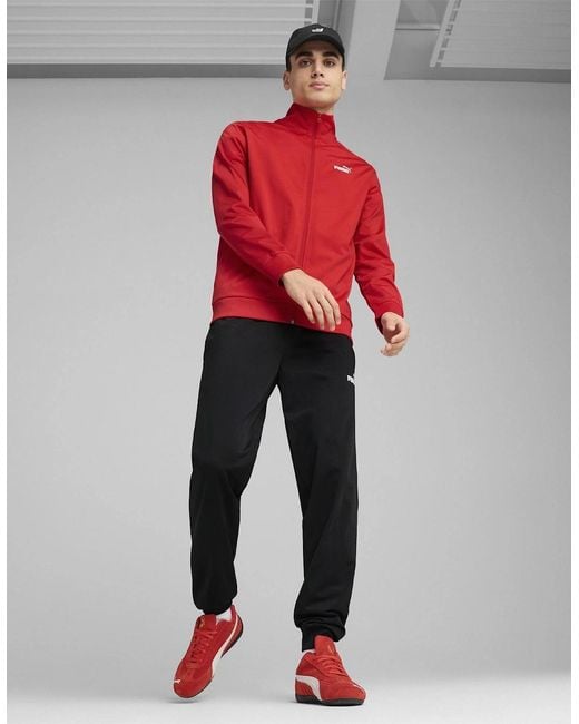 PUMA Red Ess Poly Suit Cl Tracksuit for men