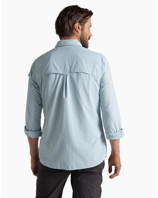 Craghoppers Blue Adventure Iii Nosilife Long-Sleeved Shirt for men