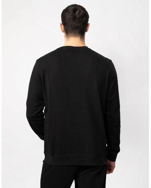 Boss Black Boss Westart Crew Neck Sweatshirt With Logo Patch Nos for men