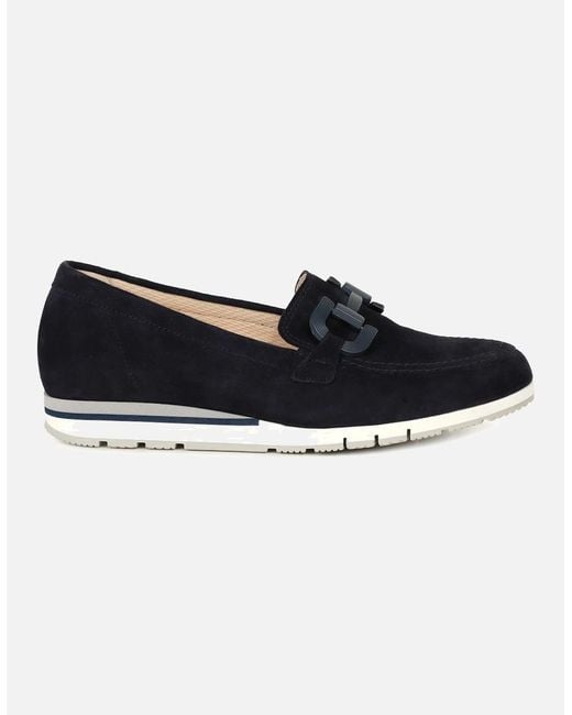 Gabor Blue Baby Loafers