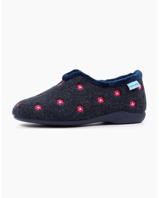 Lunar Blue Havana Slippers