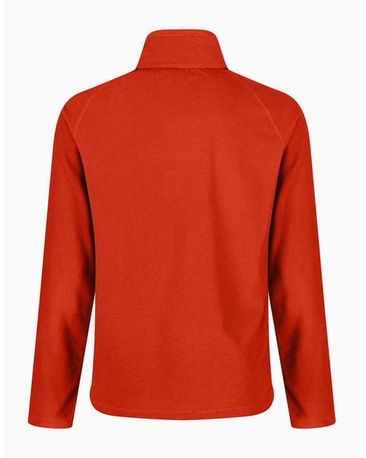 Regatta Red Great Outdoors Montes Funnel Neck Fleece Jumper for men