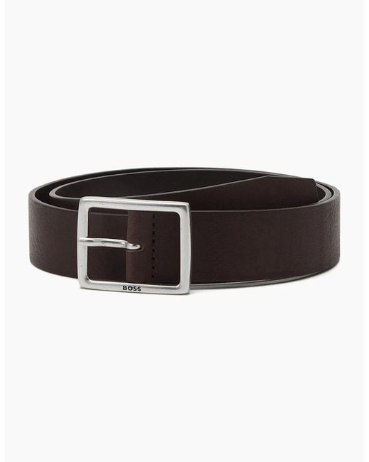 Boss Black Boss Rudolf Cvb Leather Belt for men