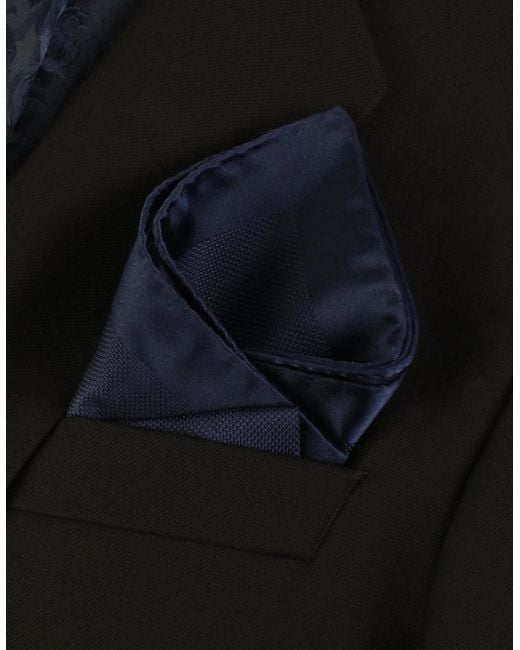 McQueen Blue Pocket Square for men