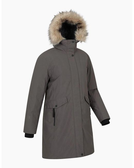 Mountain Warehouse Gray Ladies Marlow Extreme Down Waterproof Parka