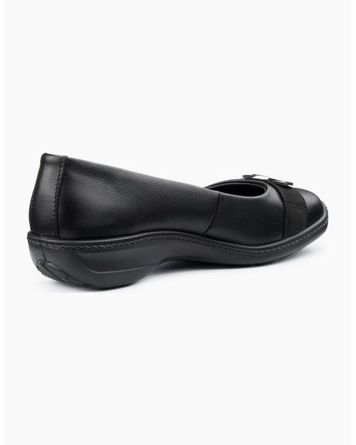 Hotter Black Grace Pumps