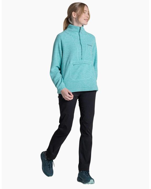 Craghoppers Blue Ladies Esk Ii Half Zip Fleece Top