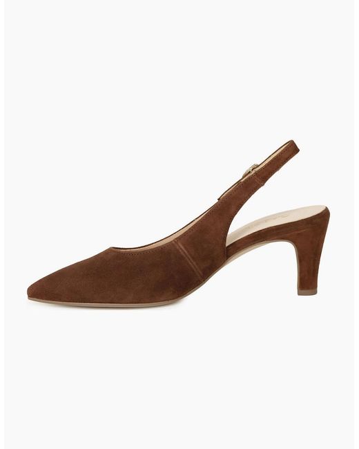 Gabor Brown Lazona Court Shoes