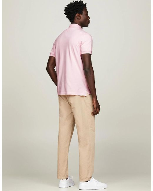 Tommy Hilfiger Pink 1985 Regular Fit Polo for men