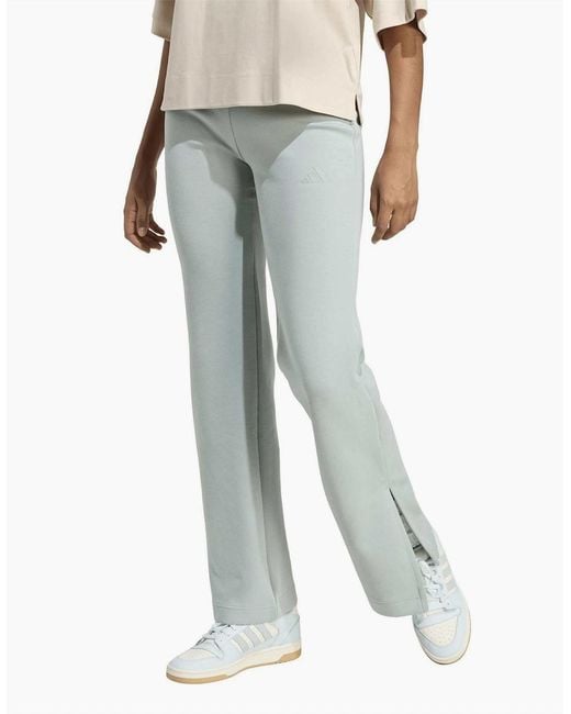 Adidas Green Soft Lux Flared Pants