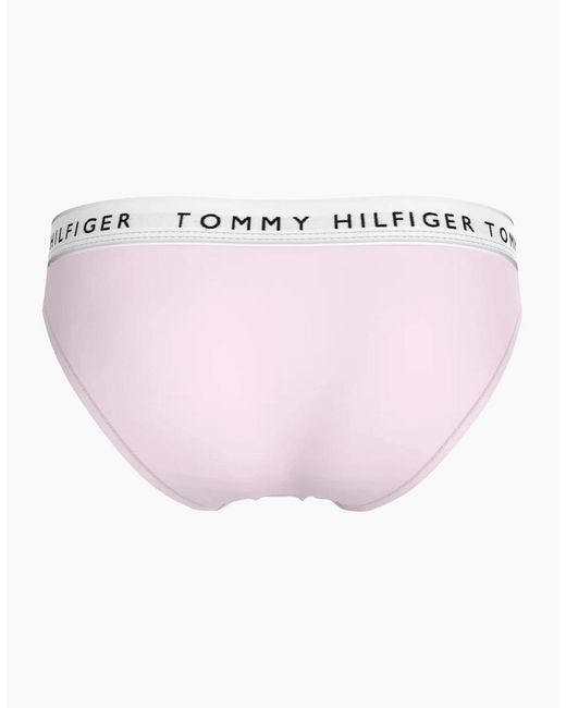 Tommy Hilfiger Pink Heritage Cotton Bikini Brief, Light