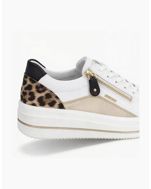 Remonte White D1C01-85 Casual Trainers