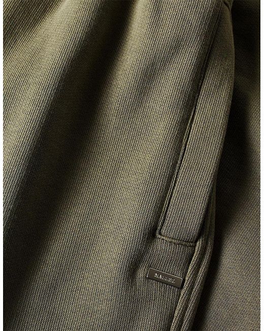 Mallet Green Closed Hem Fleece Joggers for men